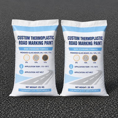 Custom-Formula Thermoplastic Road Marking Paint with Optional Glass Beads