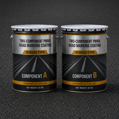 Two-Component PMMA Screed Road Marking Coating
